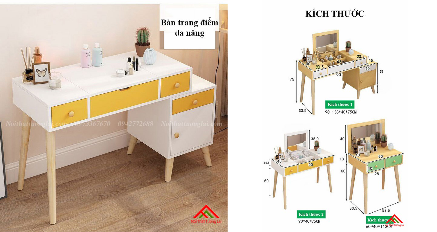 Bàn trang điểm phong cách hiện đại BP6801