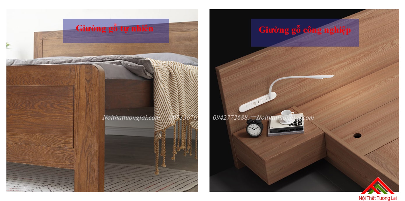 Nên chọn mua giường gỗ tự nhiên hay giường gỗ công nghiệp? 2