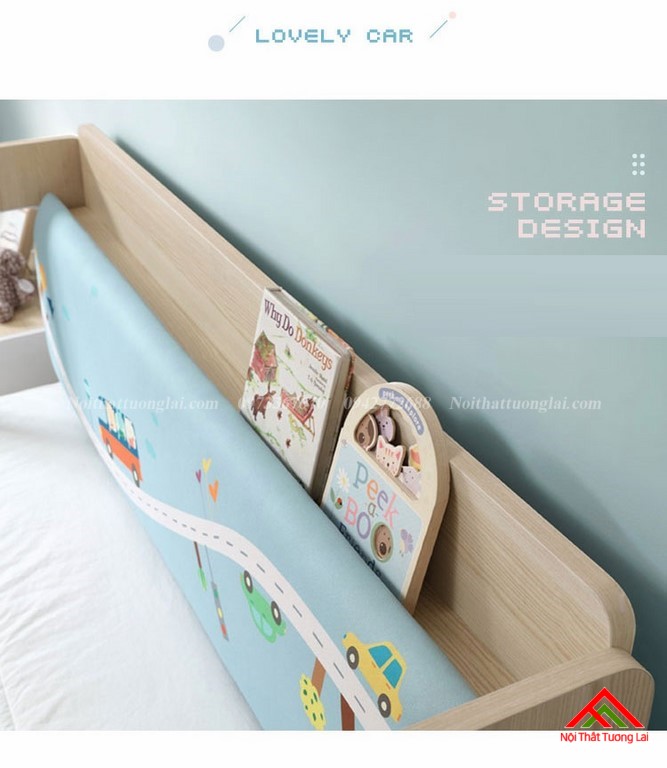 Giường ngủ trẻ em gỗ công nghiệp GB6801 4