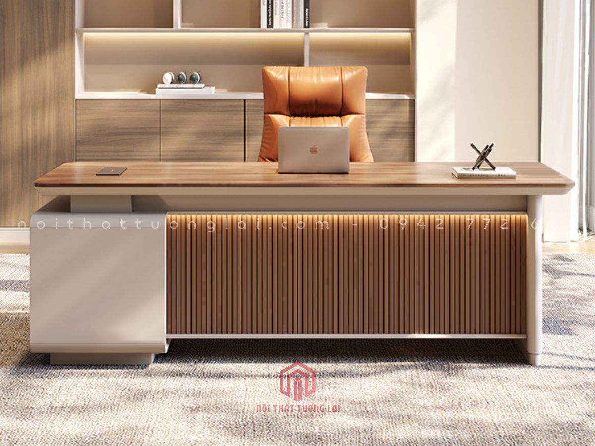 Bàn giám đốc đẹp cao cấp mẫu mới 2026 BGD6812