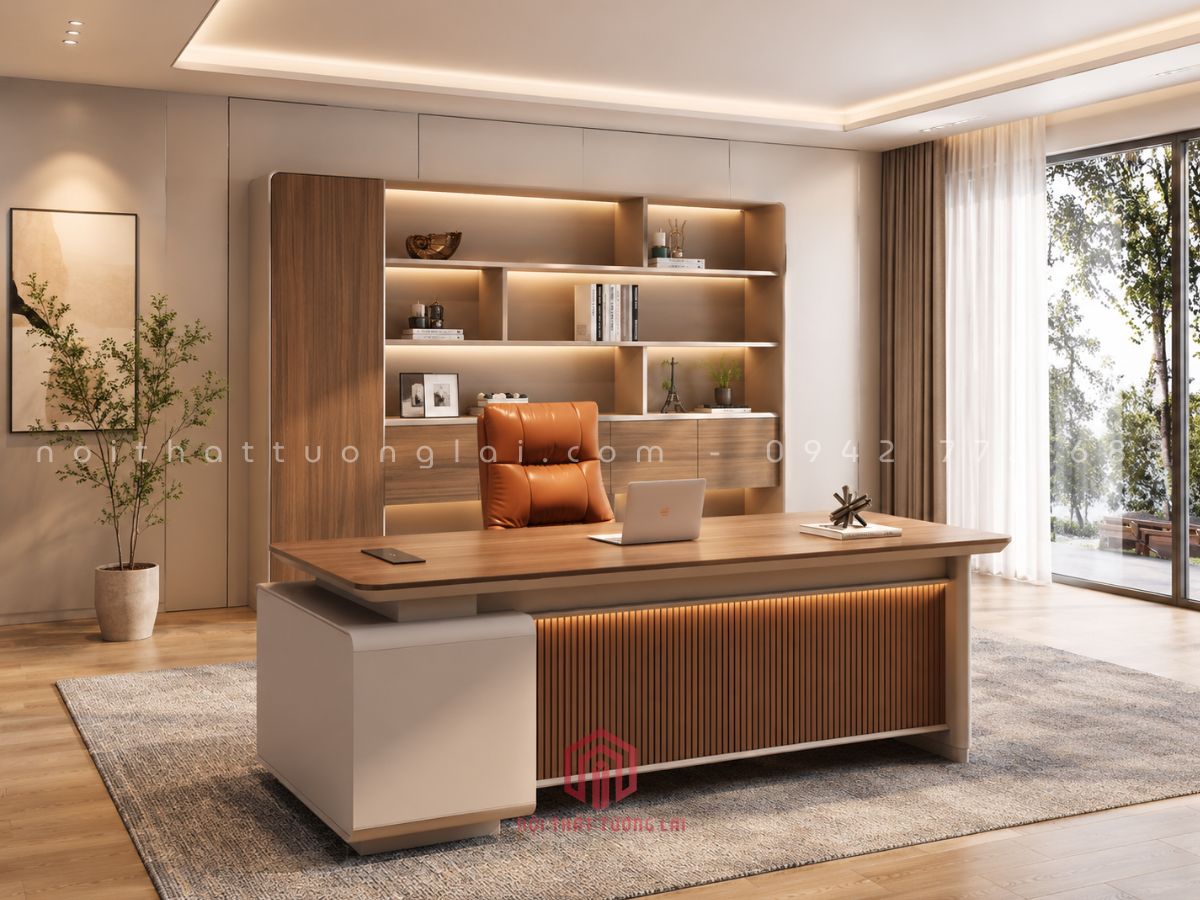 Bàn giám đốc đẹp cao cấp mẫu mới 2026