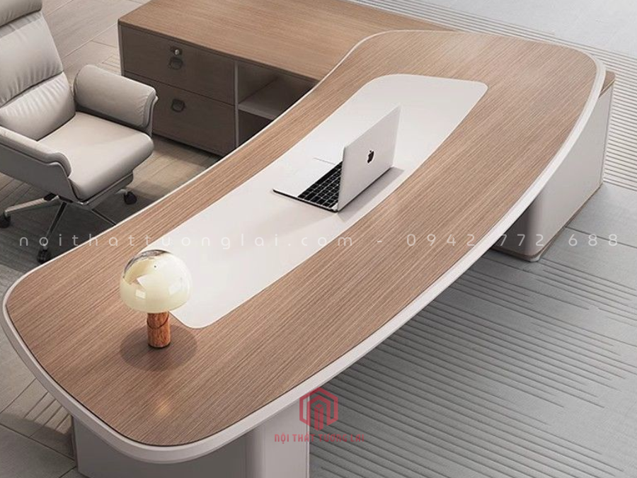Bàn làm việc giám đốc hiện đại chữ L BGD6815