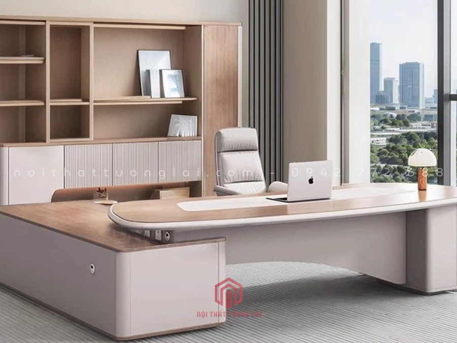 Bàn làm việc giám đốc hiện đại chữ L BGD6815