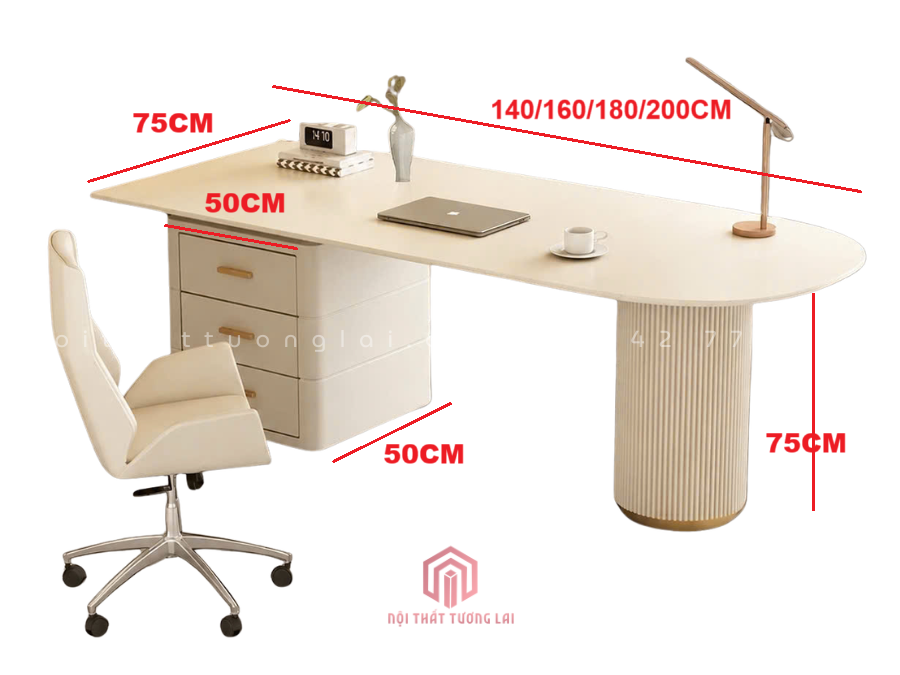 Bàn Giám Đốc sang trọng và đẳng cấp Dành cho Nữ BGD6816