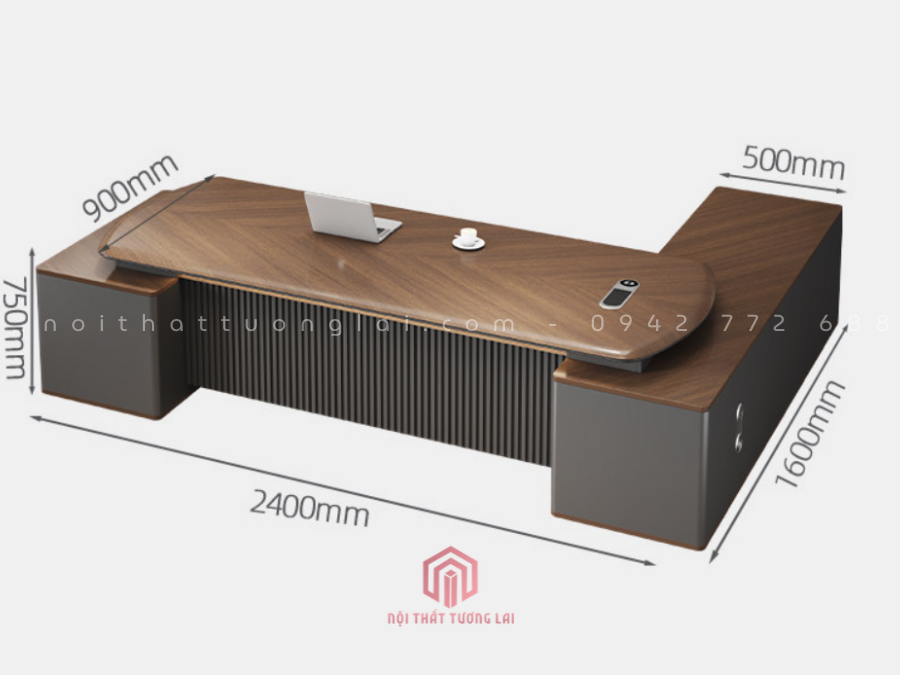 Bàn Giám Đốc Cao Cấp mẫu mới mang thiết kế sang trọng BGD6820