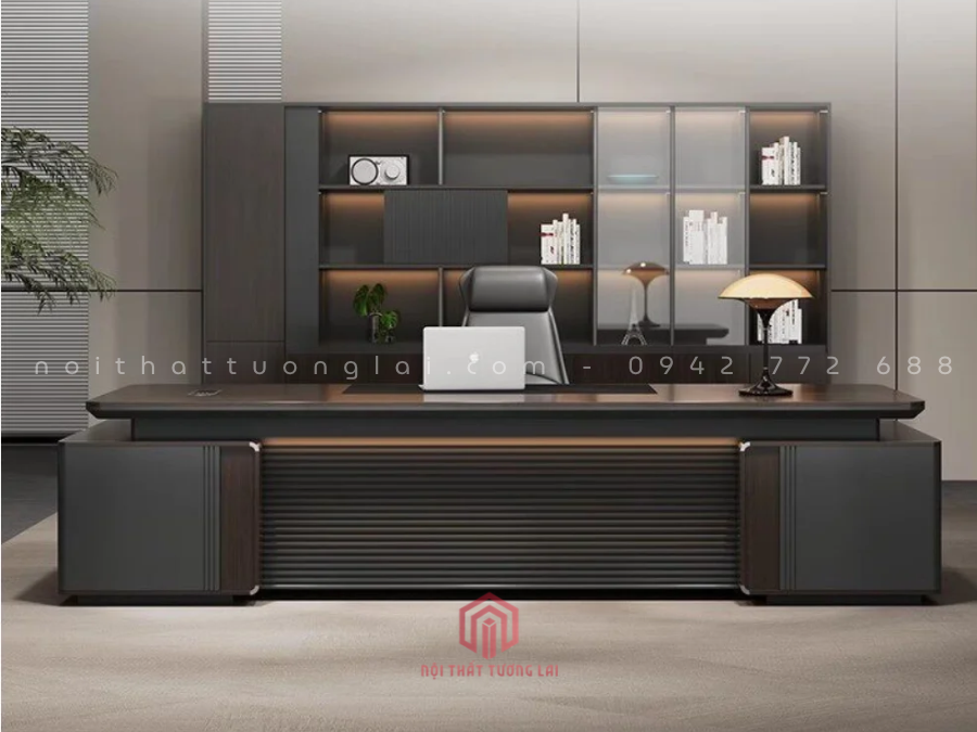 Bàn làm việc giám đốc hiện đại mẫu mới 2026 BGD6823