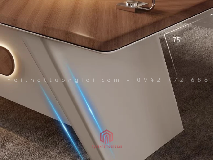 Bàn làm việc giám đốc phong cách hiện đại, cao cấp BGD6824