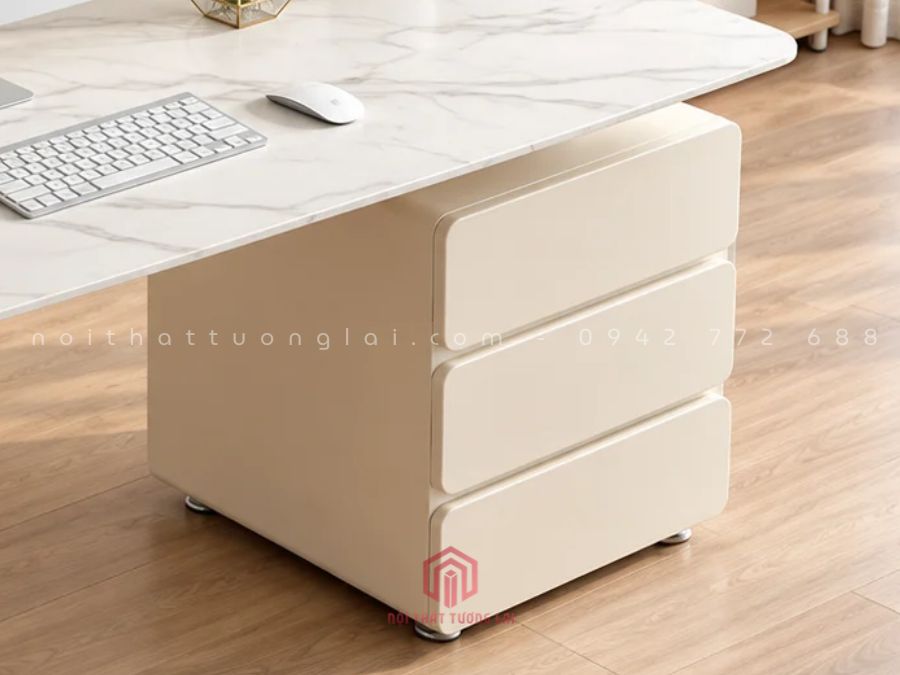 Mẫu bàn giám đốc nữ đẹp, trang nhã, sang trọng BGD6829