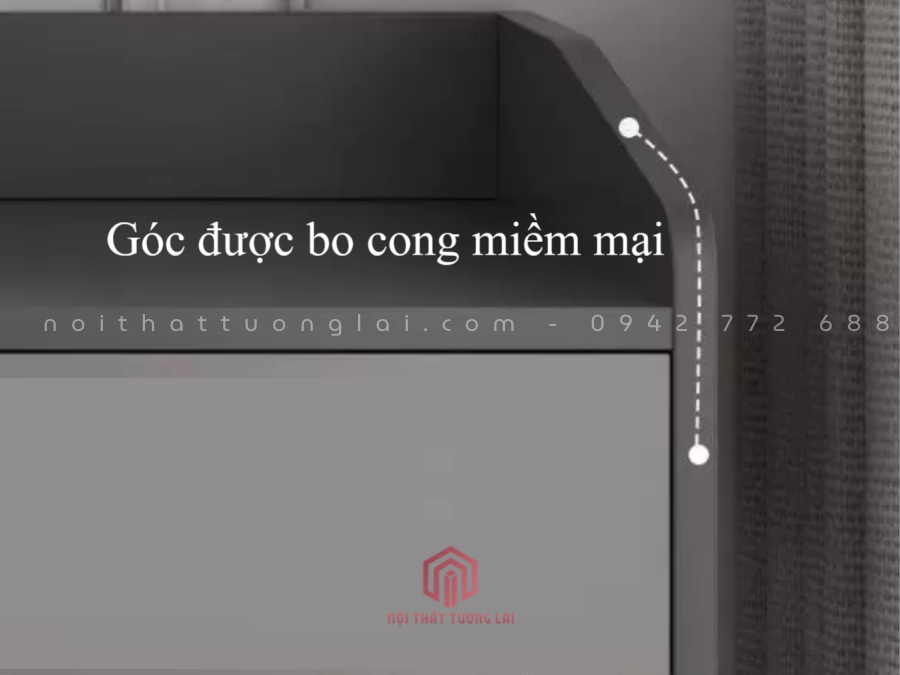 Bàn trang điểm nhỏ gọn đẹp kèm gương Led BP6830