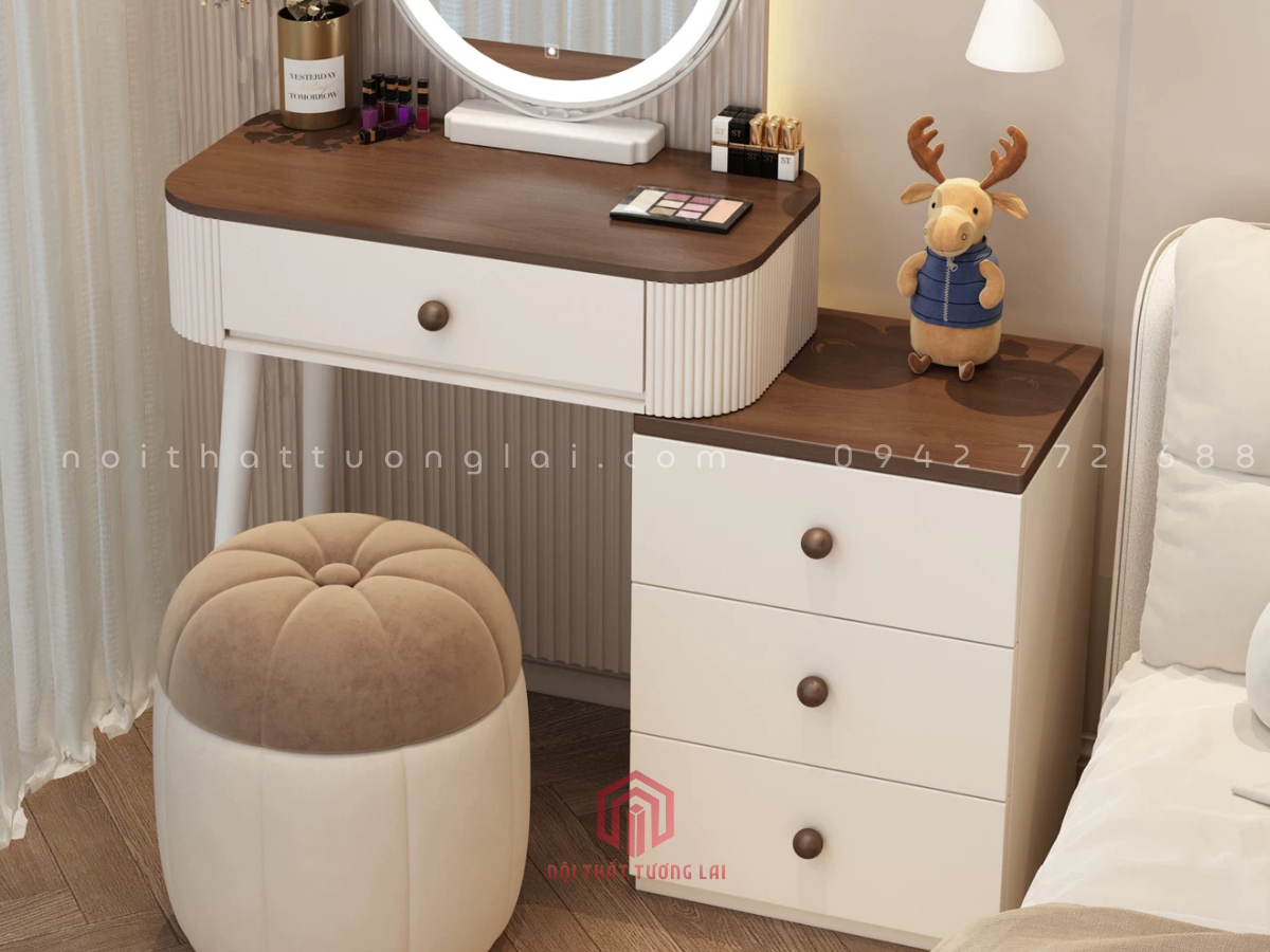 Bàn Trang Điểm Gỗ, Bàn Phấn Đẹp Mẫu Mới 2026 BP6832