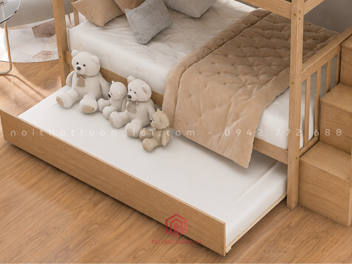 Giường 3 Tầng Trẻ Em Cho Bé Trai, Bé Gái GT6872