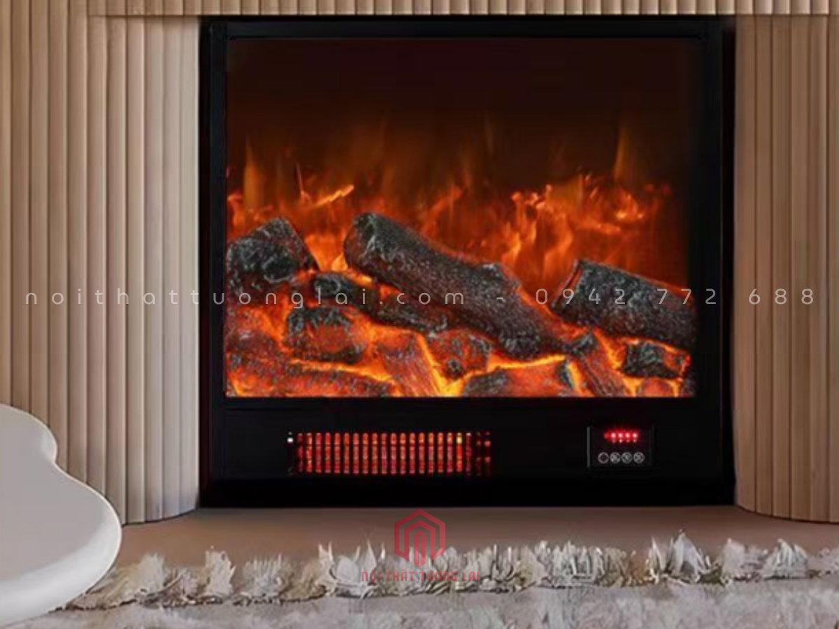 Lò Sưởi Trang Trí 3D Hiện Đại 70cm Có Tỏa Nhiệt LS3D6802