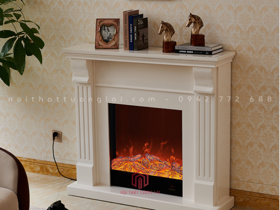 Lò Sưởi Trang Trí Kiểu Pháp Hiện Đại LSH6804