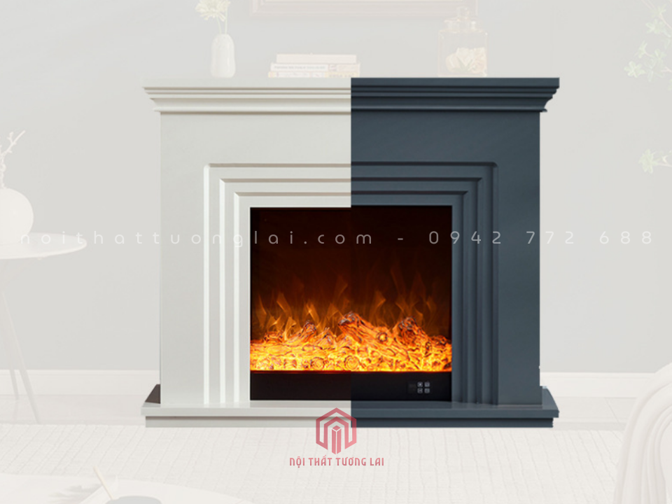 Lò Sưởi Trang Trí Hiện Đại Đơn Giản Giả Đá LSH6805