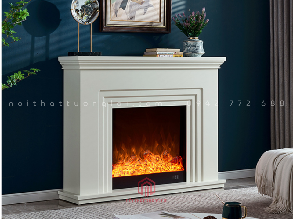 Lò Sưởi Trang Trí Hiện Đại Đơn Giản Giả Đá LSH6805