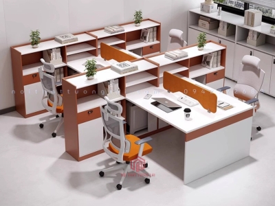 Mẫu bàn nhân viên văn phòng hiện đại BVP6806