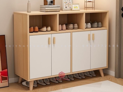 Tủ giày chân sồi hiện đại TG6832