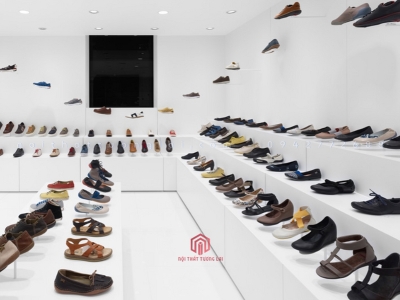 Thiết kế show room giầy Laguta vincom