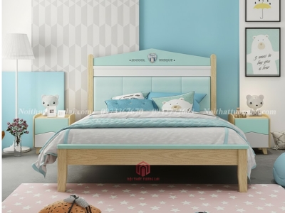 Giường ngủ cho bé trai thiết kế an toàn GB6809