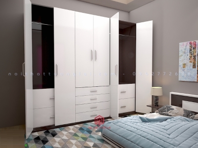 Tủ quần áo gỗ công nghiệp TA6804