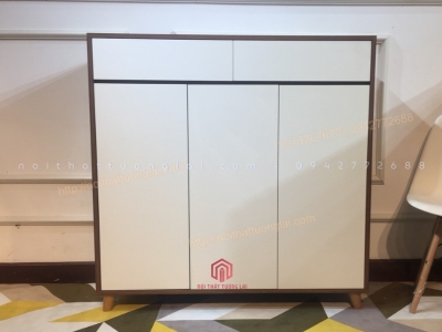 Tủ giày thiết kế đẹp có ngăn kéo TG6803