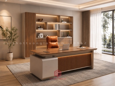 Bàn giám đốc đẹp cao cấp mẫu mới 2026 BGD6812