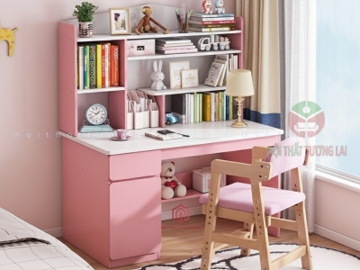 Bàn học đơn nhiều màu cho bé BH6860