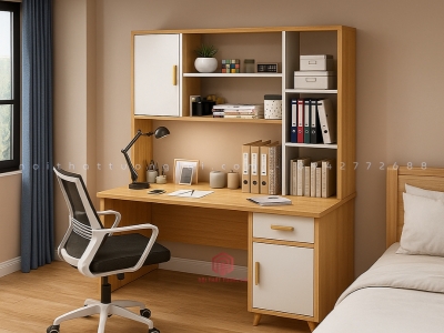 Bàn học - bàn làm việc đơn thiết kế hiện đại BH6876