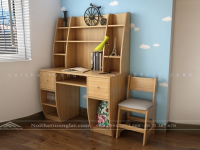 Bàn học sinh đẹp cho bé BH6812