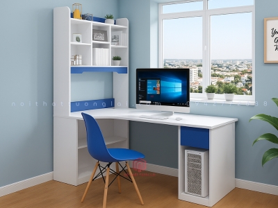 Bàn học sinh kết hợp giá sách tiện lợi BH6820