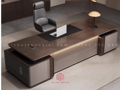 Bàn làm việc giám đốc hiện đại mẫu mới 2026 BGD6823