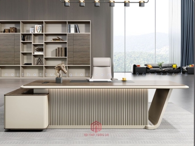 Bàn giám đốc chữ L hiện đại BGD6803