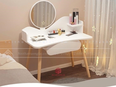 Bàn trang điểm chân tăng chỉnh kèm gương BP6804