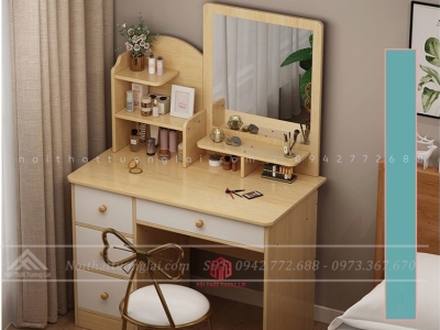 Bàn trang điểm nhỏ gọn kèm gương và ngăn kéo BP6803
