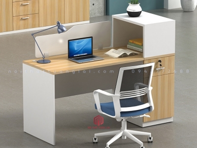Bàn Văn Phòng Hiện Đại có giá sách BVP6804
