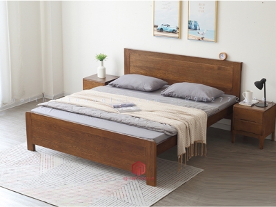 Giường gỗ sồi thiết kế thông minh GN6811