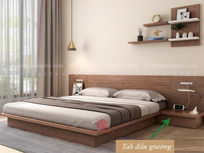 Giường ngủ kiểu Nhật đẹp, đa năng GN6817