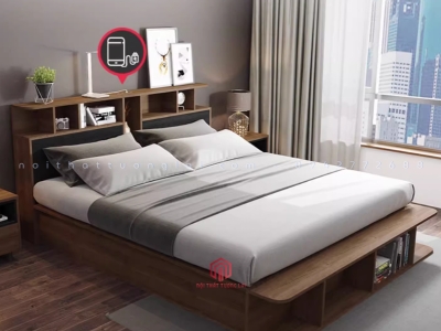 Giường ngủ đẹp, đa năng có hộp chứa đồ lớn GN6818