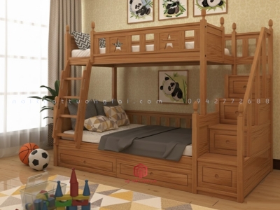 Giường tầng cho trẻ em  nhỏ gọn GT6821