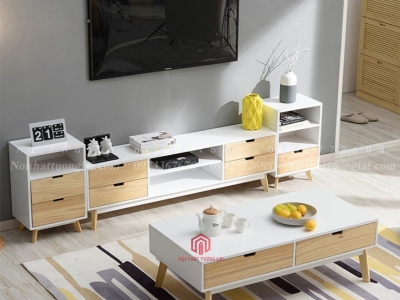 Kệ tivi chân cao có nhiều ngăn lưu trữ KE6810