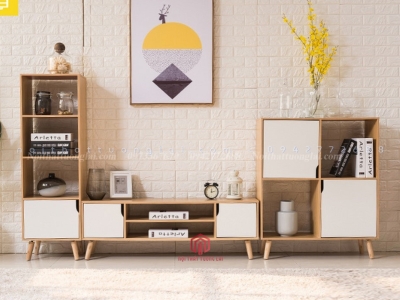 Kệ tivi thiết kế nhỏ gọn dáng chân cao KE6816