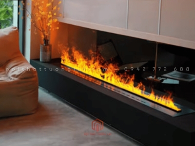 Lò sưởi trang trí 4D hơi nước kích thước 180cm ls4d6804