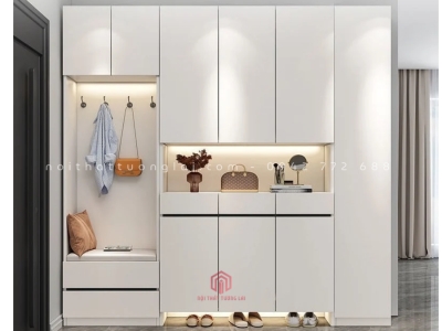 Tủ giày gỗ công nghiệp thiết kế hiện đại kích thước lớn TG6857