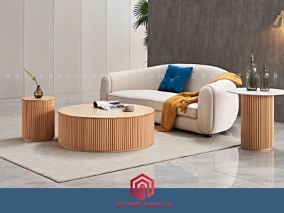 Mẫu bàn sofa tròn cho phòng khách BT6801