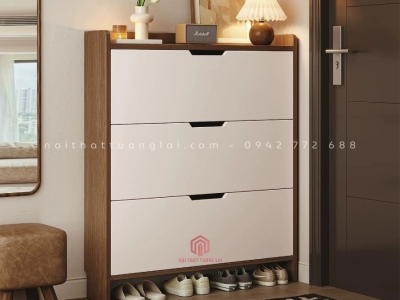 Tủ giày TG6856 cánh lật thông minh sâu 17cm, 25cm, 30cm