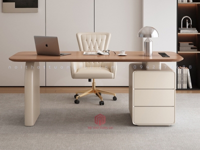 Bàn giám đốc phong cách Bắc Âu hiện đại BGD6801