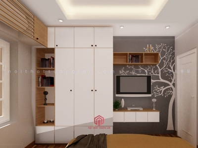 Thiết kế nội thất chung cư Chung cư Resident Hồ Tây 56m2
