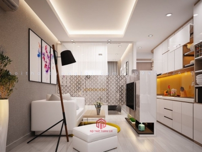 Thiết kế nội thất chung cư Mipec Long biên