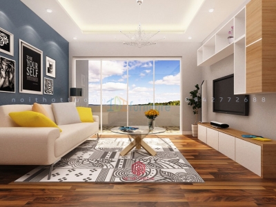 Thiết kế phòng khách chung cư TSQ Euroland  PK06