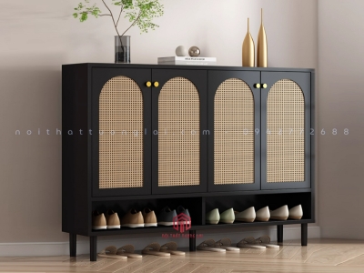 Tủ giày cánh mây dài 1,6m mẫu mới 2025 TG6889
